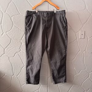 American Eagle Flex Chino Pants Men’s 44x32 Gray Stretch Casual Pants